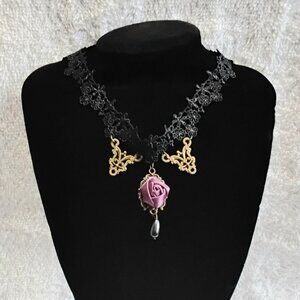 BNWOT 3/$30 Florence Scovel 14" Victorian Goth Choker/Necklace Fashion Jewelry!!